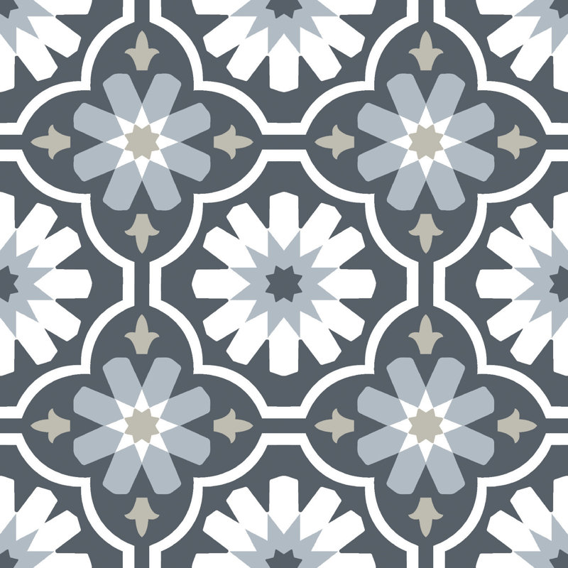Wallpops Sevilla Peel Stick 12 X 12 X 0 06mm Floor Tile