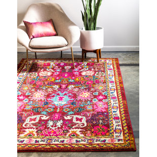Pink Rugs Joss Main Iris Pink Area Rug