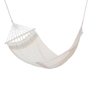 Go to store & view more images Salvator Fresh Breeze Cotton Tree Hammock by Bungalow Rose
