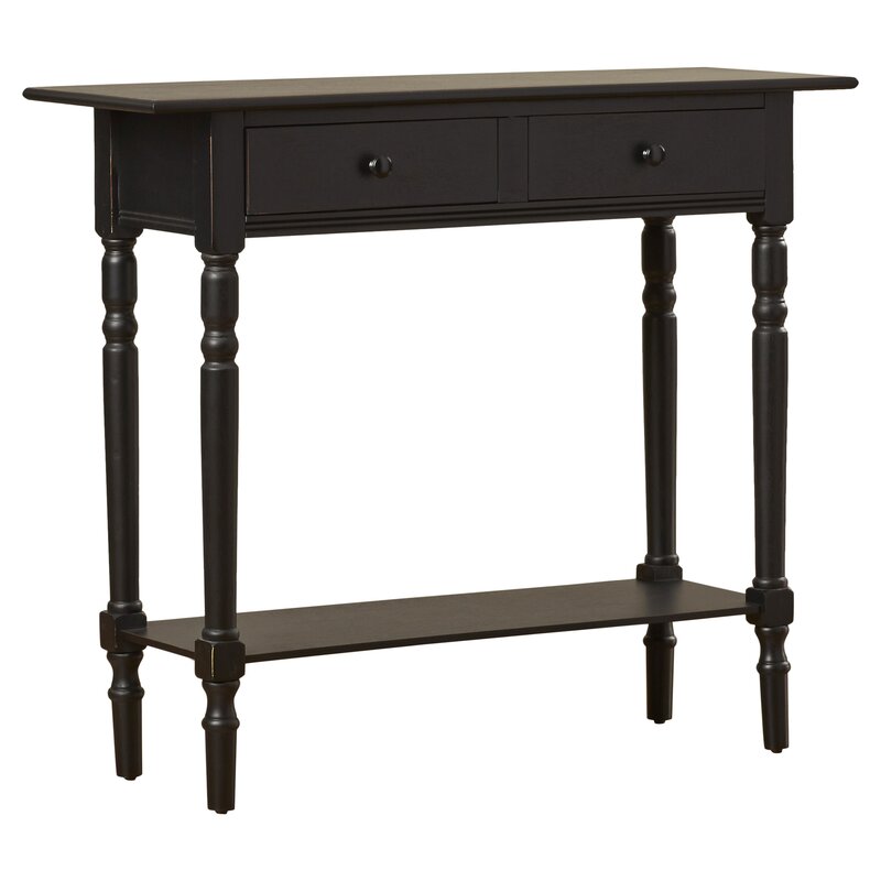 Three Posts Brookshire 88 Cm Solid Wood Console Table & Reviews ...