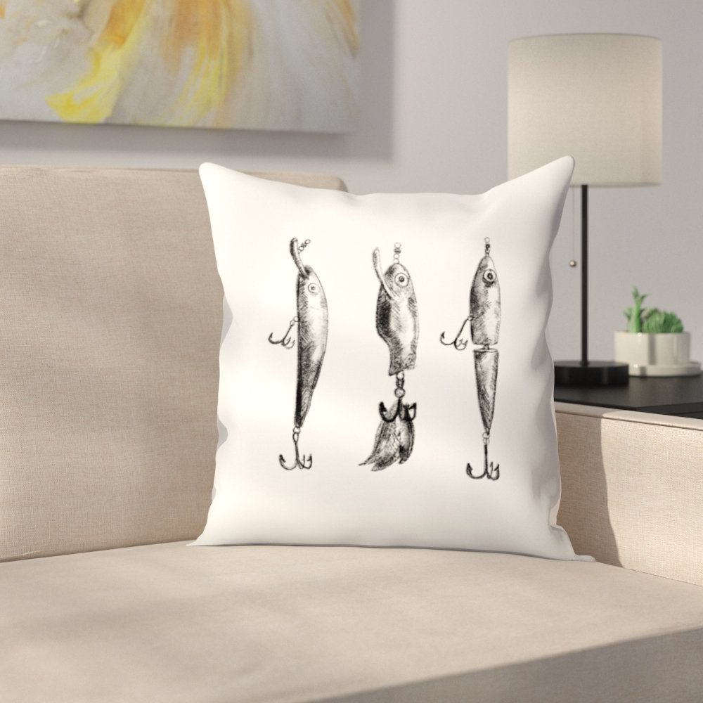 fishing throw pillows