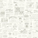 Vintage Newspaper Wallpaper Wayfair