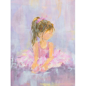 'Little Dancer 1' by Susan Pepe Stretched Canvas Art