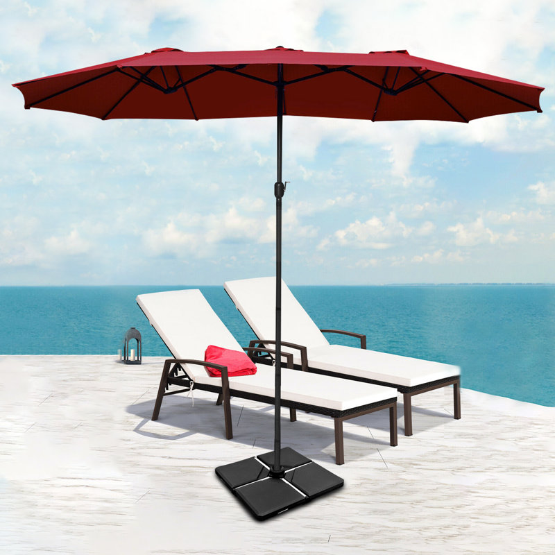 Angeles Home 4 Pcs 238lb Patio Cantilever Offset Umbrella Base Weight Stand Wayfair