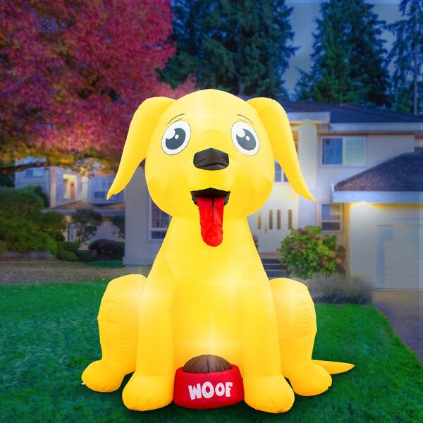 The Holiday Aisle Halloween Inflatable Dog Indoor/Outdoor Decoration 