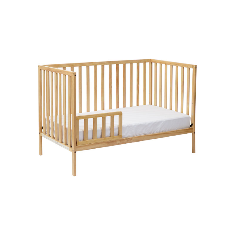 natural wood cot bed