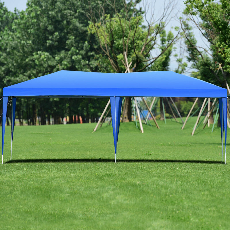 Wanme 20 Ft W X 10 Ft D Steel Party Tent Canopy Wayfair