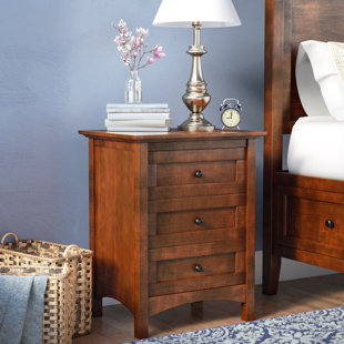 Go to store & view more images Calila 3 Drawer Nightstand by Birch Lane™ Heritage