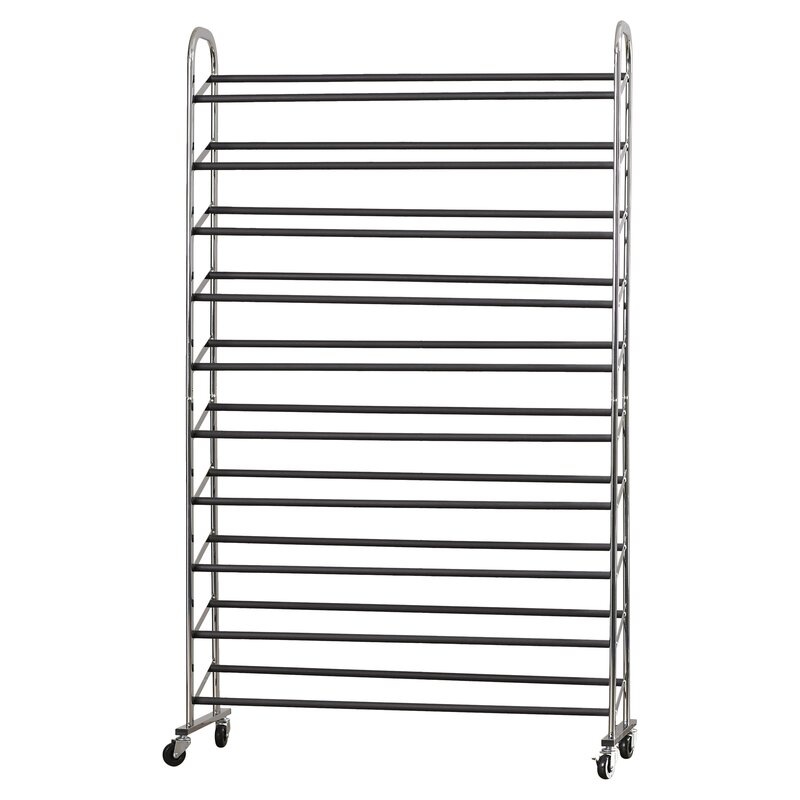 Rebrilliant 10 Tier 50 Pair Shoe Rack Reviews Wayfair