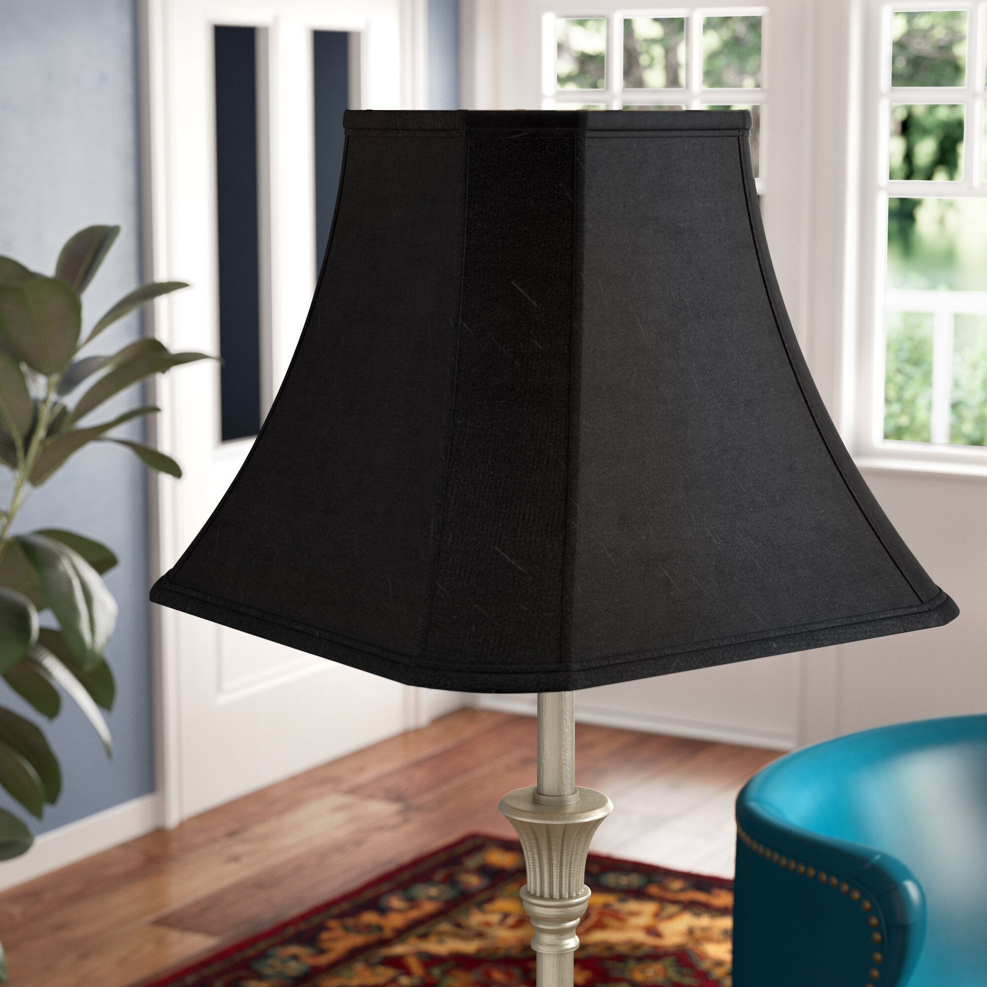 Black Lamp Shade Cloth Table Lamp Shade Universal Reading Lamp Shades Decor 