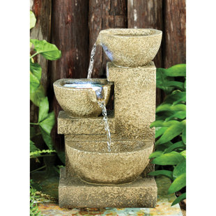 outdoor fountains with light decorative resin cascading garden tiered fountain with led light outdoor fountains youll love wayfair outdoor fountains with light decorative resin cascading garden tiered fountain with led light outdoor fountains youll love wayfair