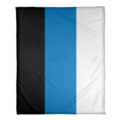 Orlando Basketball Fleece Blanket East Urban Home Size 325 W x 425 L Color BlackBlueWhite
