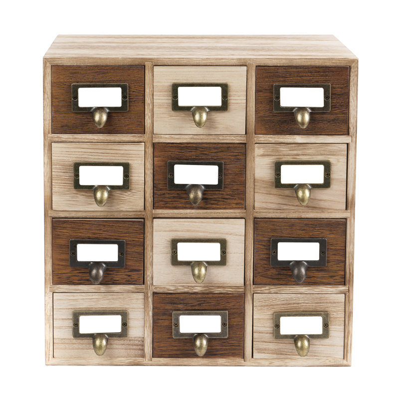 Williston Forge Cheever Wood 12 Drawers Accent Chest Wayfair