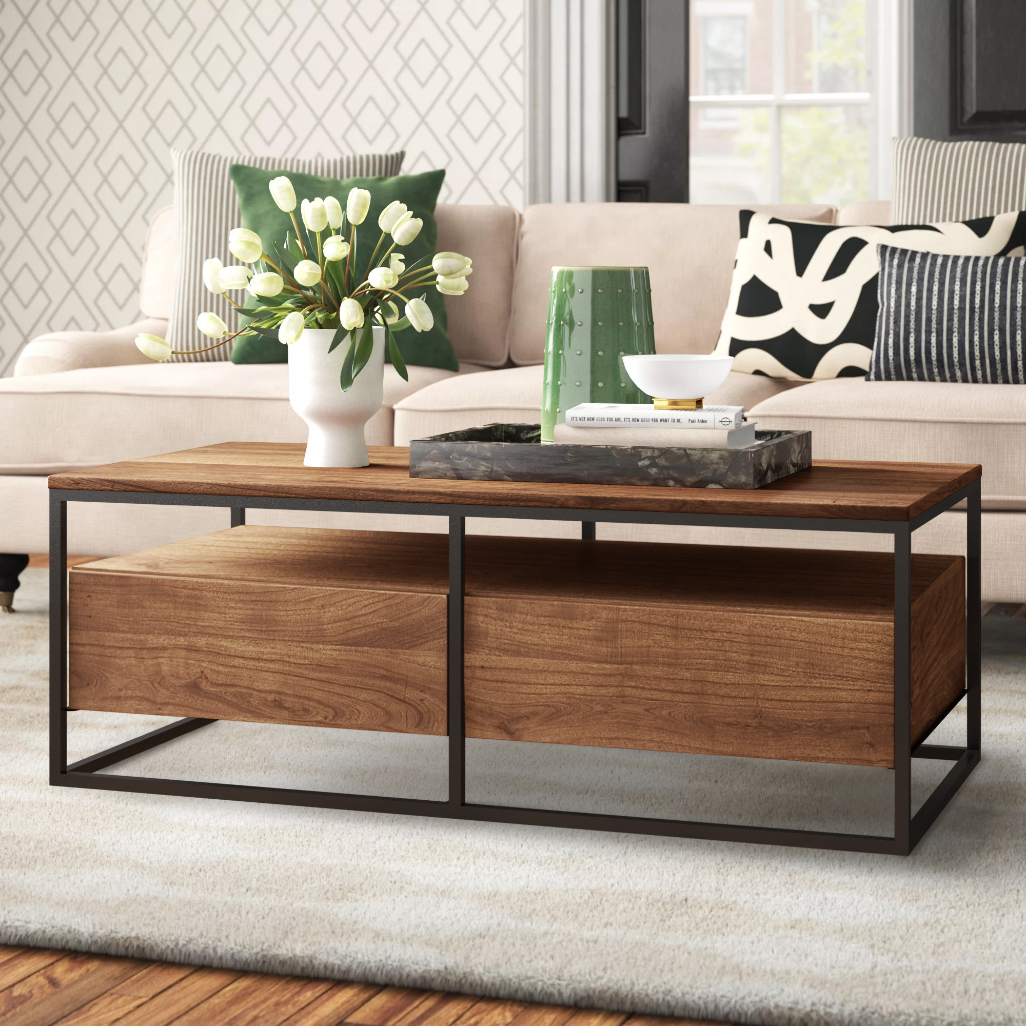 Joss Main Canterbury Coffee Table With Storage Wayfair