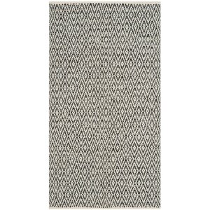 Shevchenko Place Hand-Woven Cotton Gray Area Rug