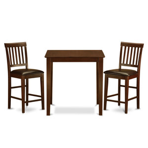 Givens Traditional 3 Piece Counter Height Bistro Set by Three Posts