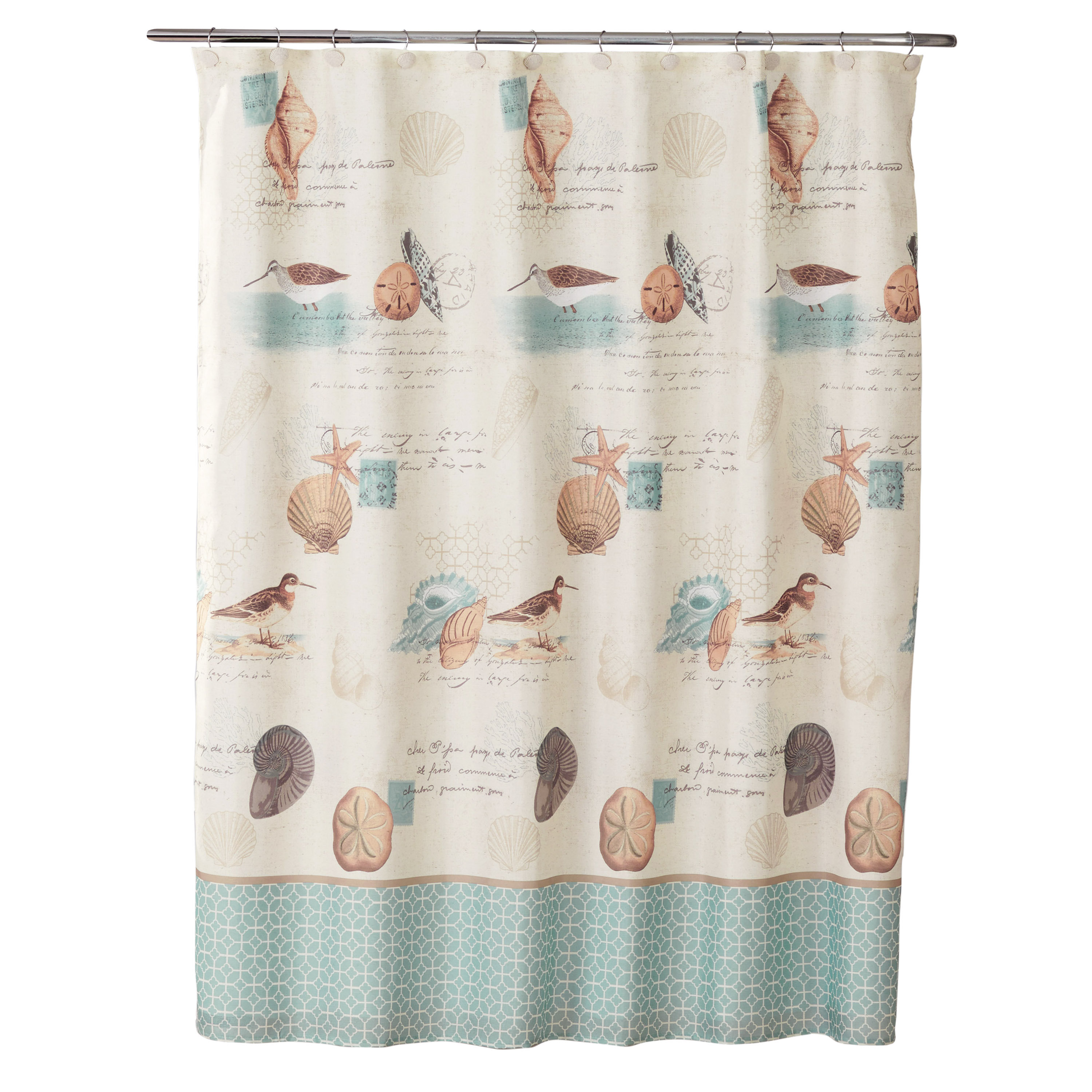 SKL Home Coastal Collage Striped Shower Curtain Wayfair