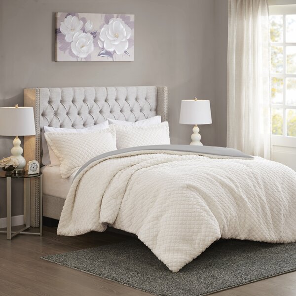 Mink Sherpa King Comforter Set Wayfair