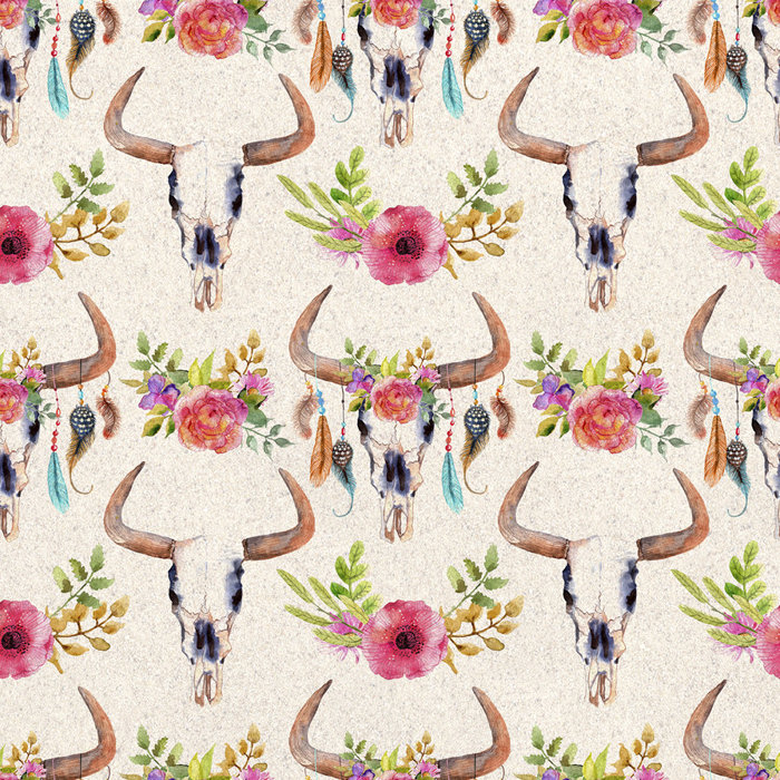 Skull wallpaper, Cow skull, Bull skulls