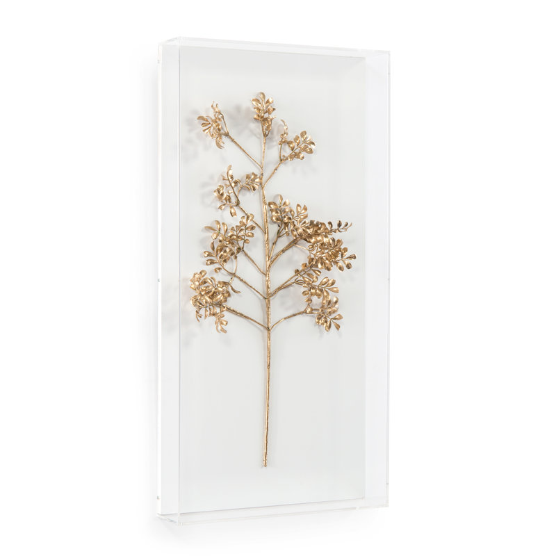 John Richard Gold Branch Ii Wall Decor Wayfair