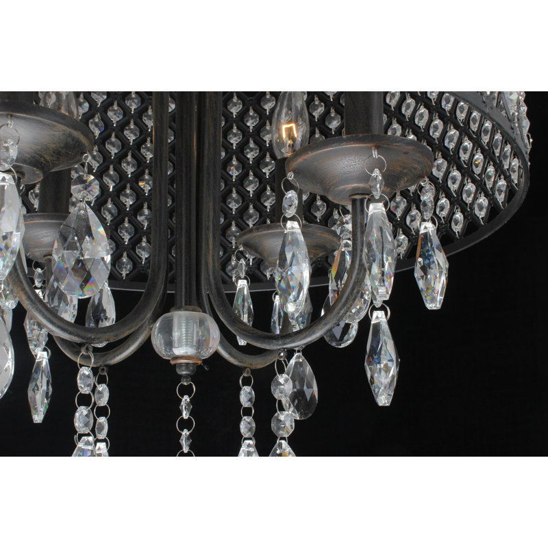 House Of Hampton Mckamey 4 Light Candle Style Drum Chandelier