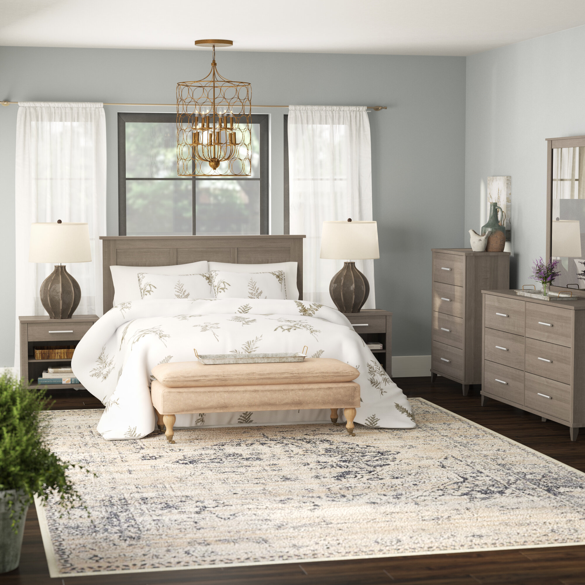 Valencia 5 Piece Dresser Set