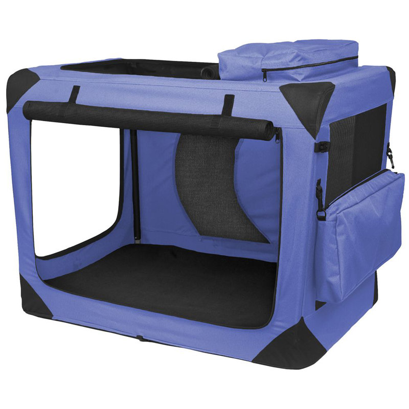 Pet Gear Home N Go Deluxe Portable Soft Intermediate Pet Crate