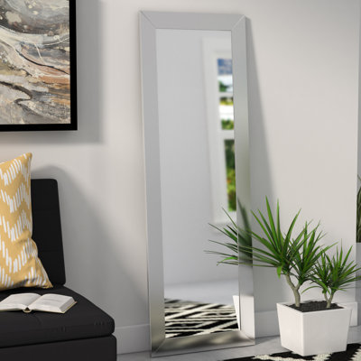 Rectangle Industrial Wall Mirror Wade Logan
