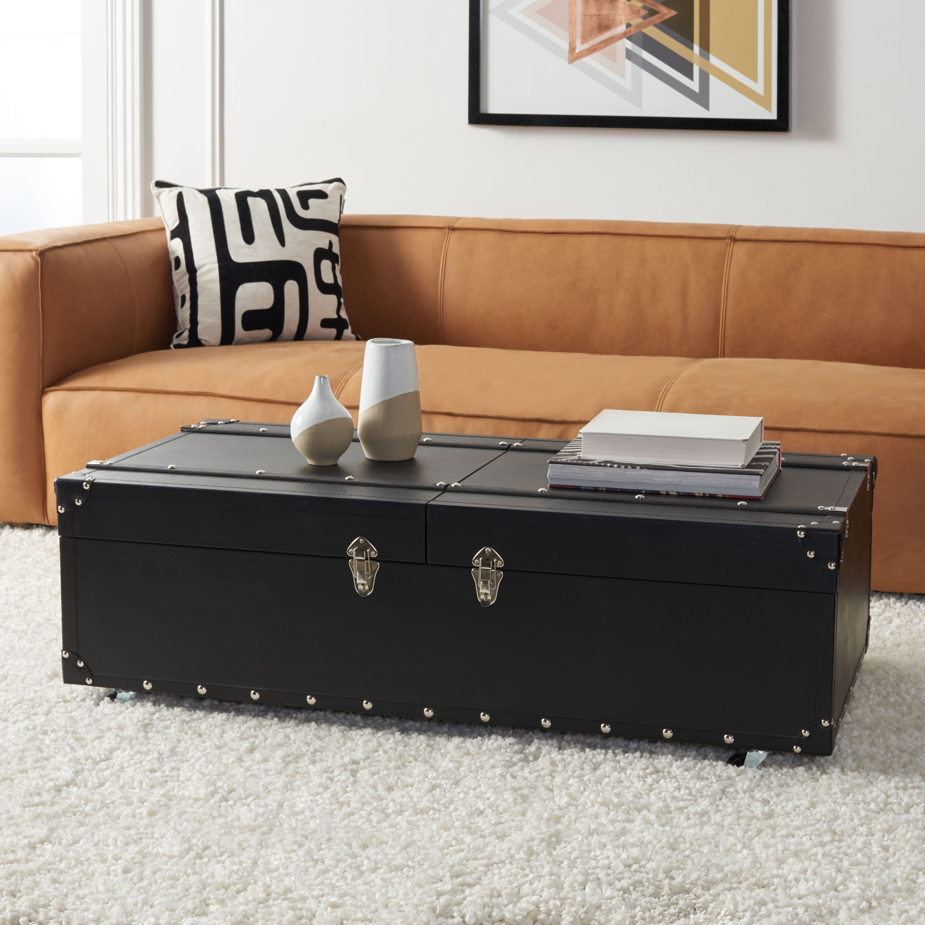 trunk coffee table wayfair