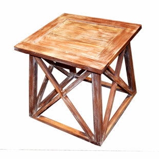 Go to store & view more images Millwood Pines Worle Solid Wooden Side End Table