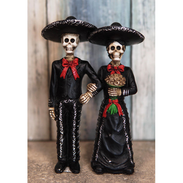 Day of The Dead Dia de Los Muertos Solar Dancing Bride FREE SHIPPING SKELETON 