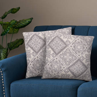 East Urban Home Large Heart On A Background Surrounded Pillow Cover Wayfair