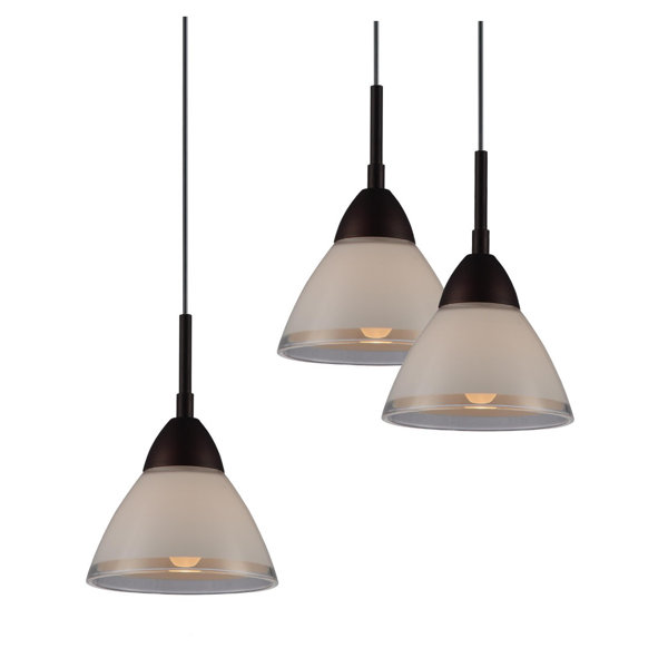 Latitude Run Funsch 3 Light Cluster Cone Pendant Wayfair