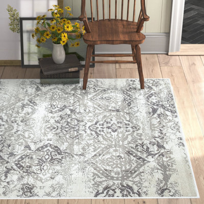 Simons Oriental Power Loom Performance Gray/Beige/Cream Rug