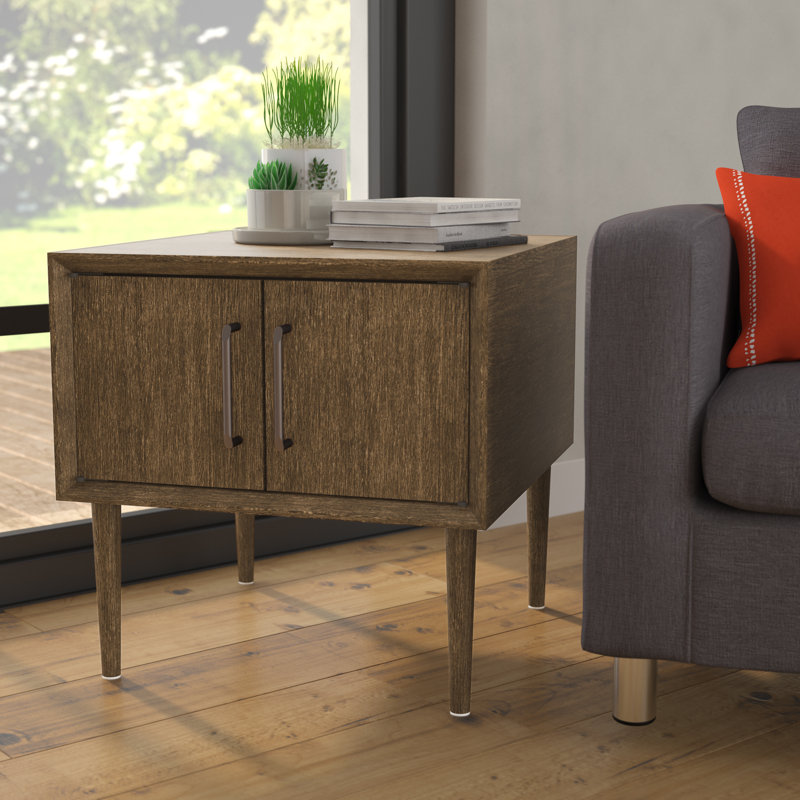 Napoleon End Table with Storage