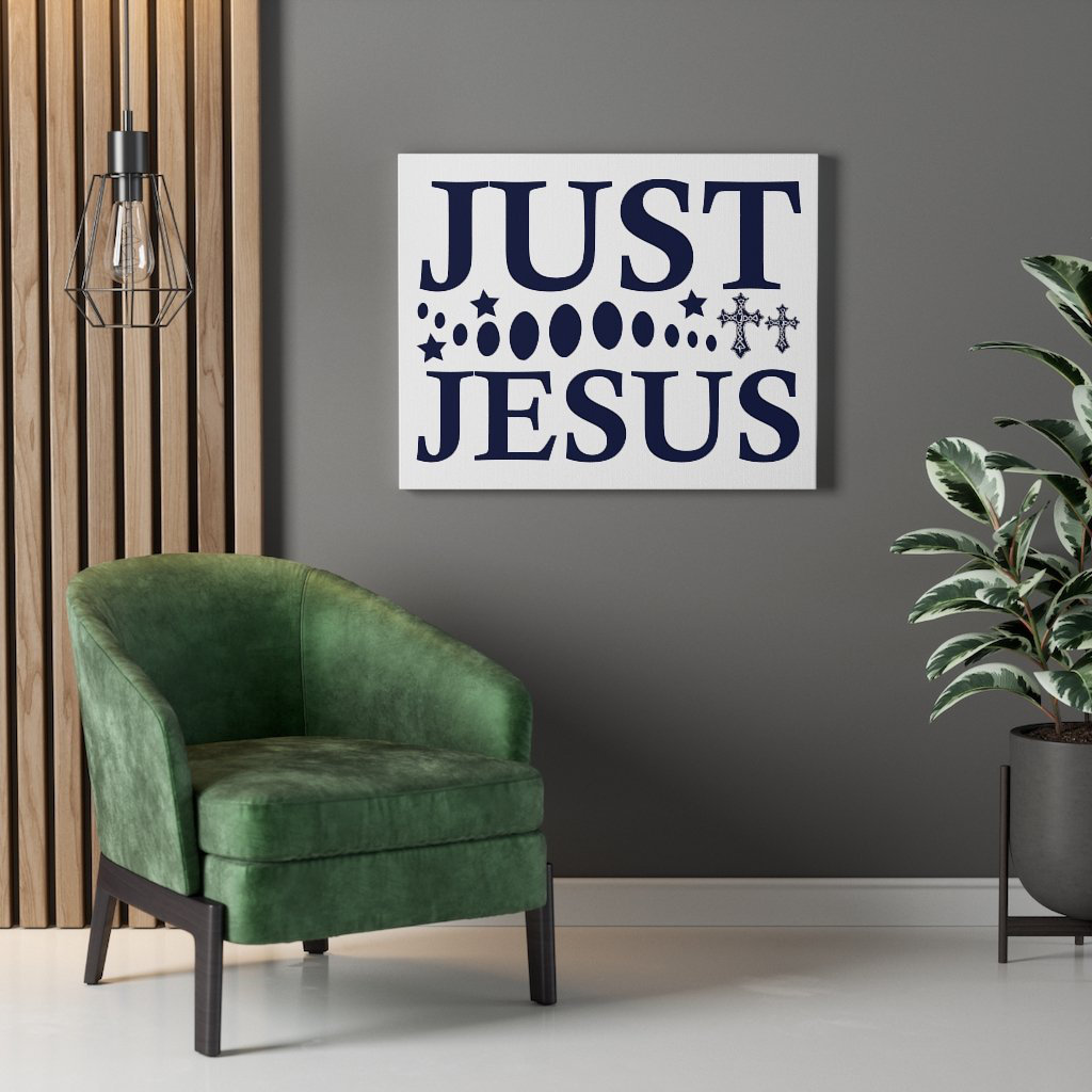 Express Your Love Gifts Just Jesus Christian Wall Art Print Ready to