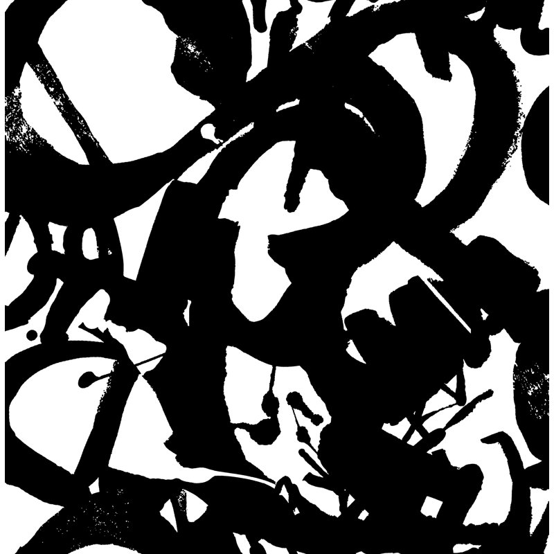 George Oliver Aaryahi Graffiti Stroke 33 L X 20 5 W Metallic Wallpaper Roll Reviews Wayfair