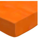 orange crib sheet