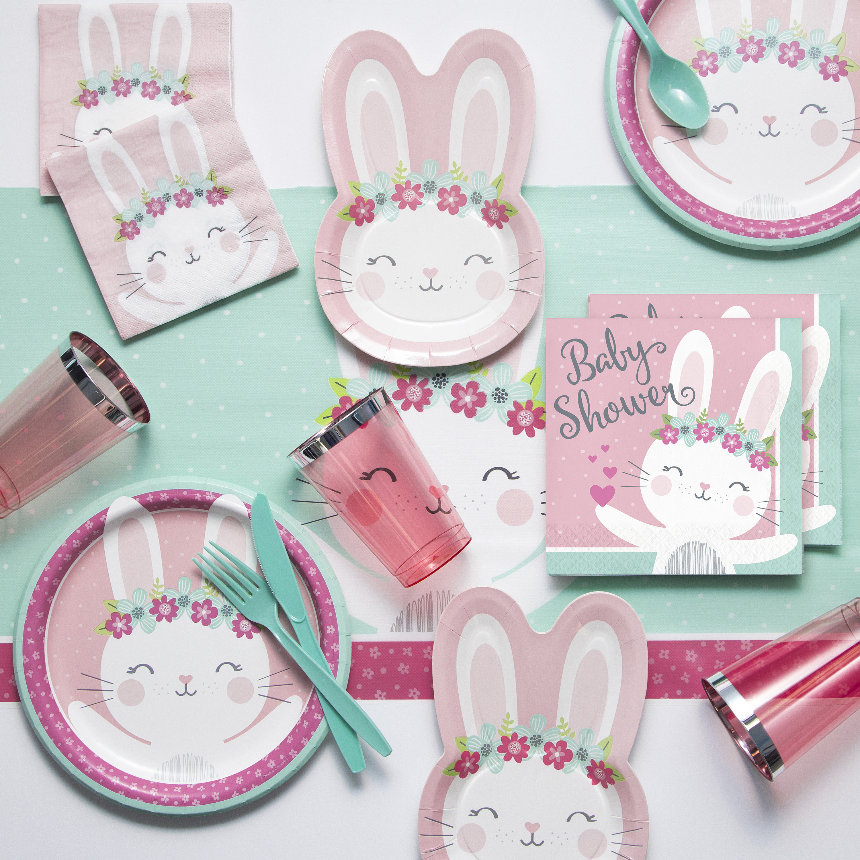 bunny party plates