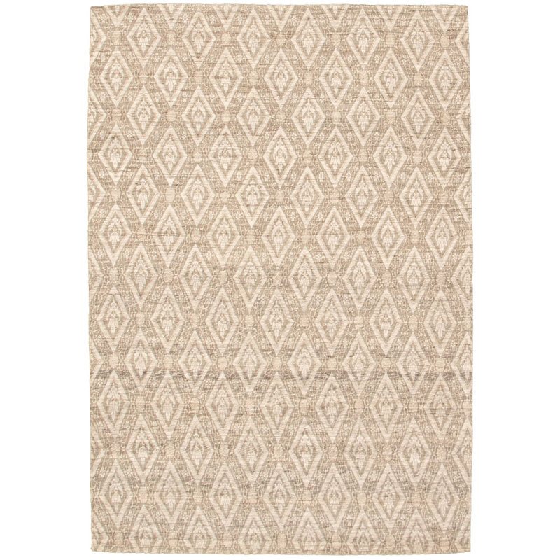 Canora Grey Rexdale Geometric Hand Knotted Brown Area Rug Wayfair