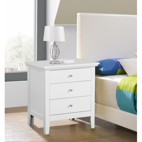 Sonja 3 Drawer Nightstand & Reviews | Birch Lane