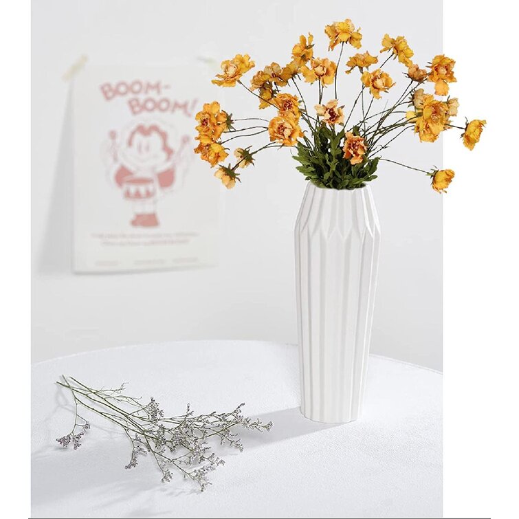 6 Inch High Frosted Elegant Ceramic Vase Ceramic Vase Dry Flower Vases Minimalism Style for Modern Table Shelf Home Decor Gift