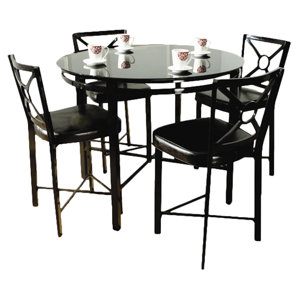 Dinette 5 Piece Counter Height Set by Hazelwood ..