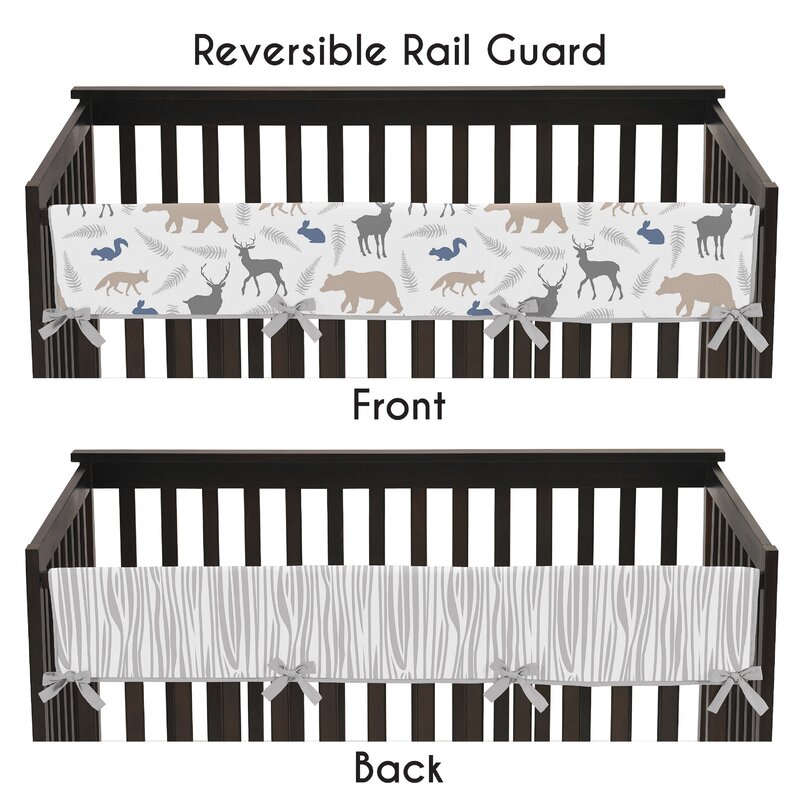 crib bumper rail cover