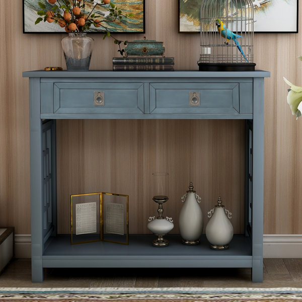 Longshore Tides Console Table With 2 Drawers And Bottom ... (600 x 600 Pixel)