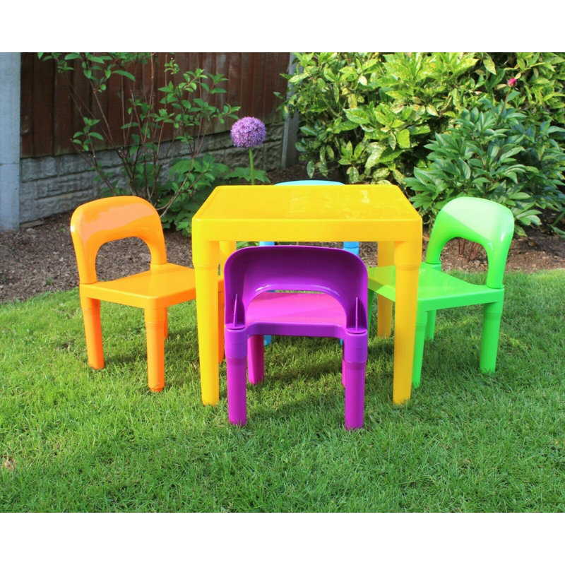 children's 5 piece table and chair set