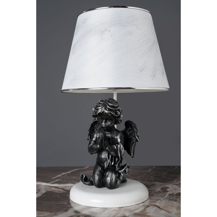 wayfair silver table lamps