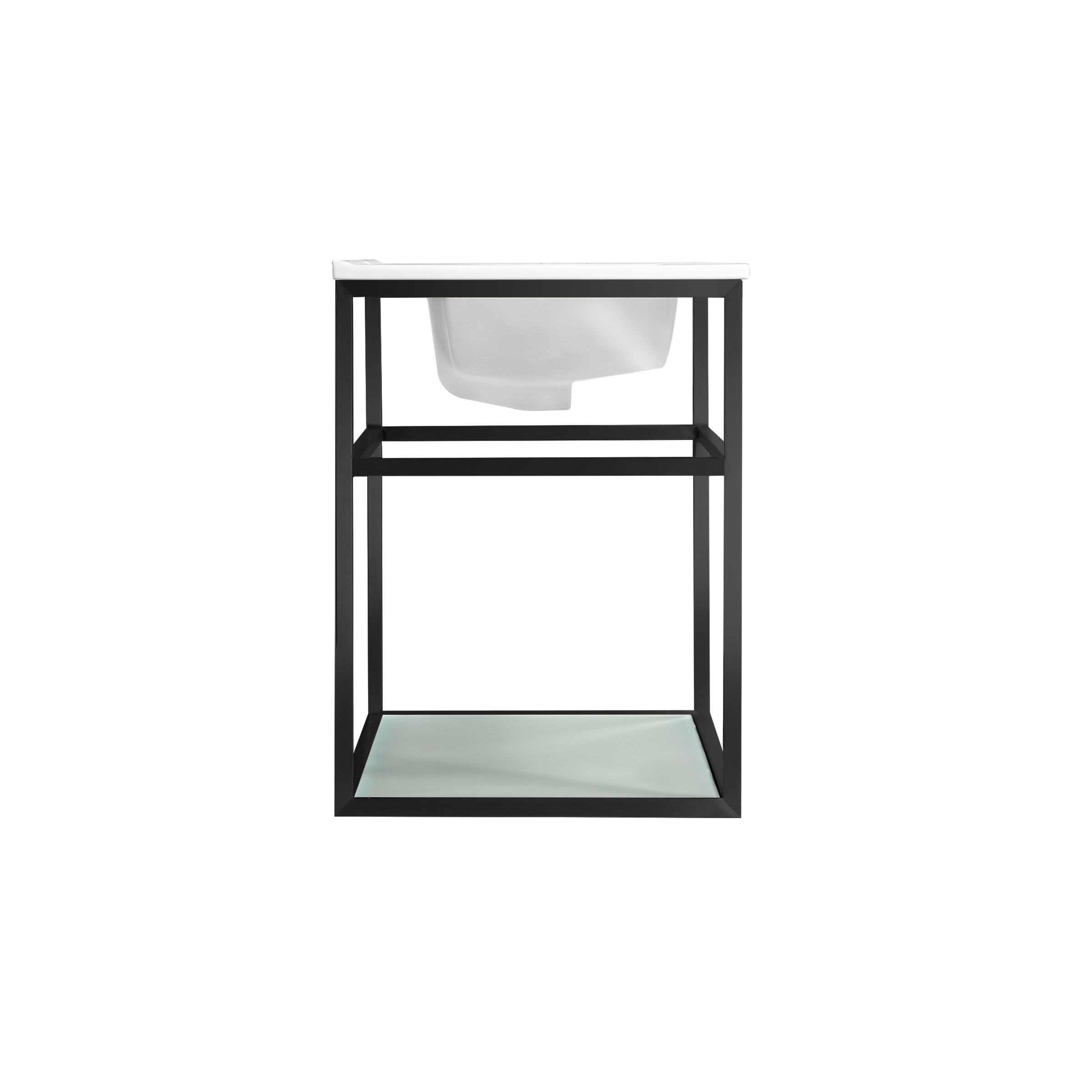 Swiss Madison Pierre 24" Single, Metal Frame, Open Shelf, Bathroom Vanity Wayfair