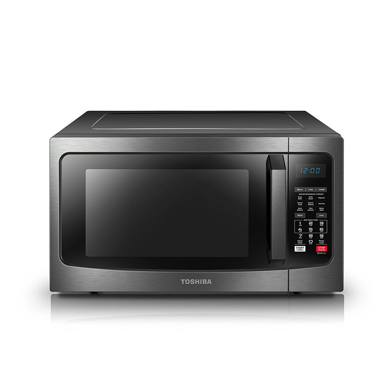 Toshiba 22 1 5 Cu Ft 1000 Watt Convection Countertop Microwave With Sensor Cooking Reviews Wayfair