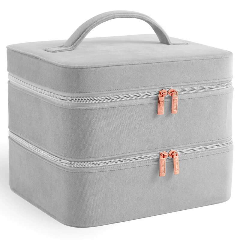 makeup storage suitcase